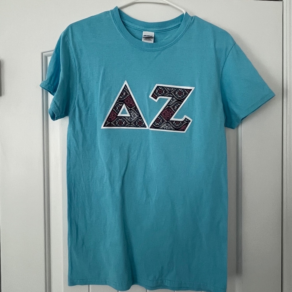 Blue Delta Zeta Stitch